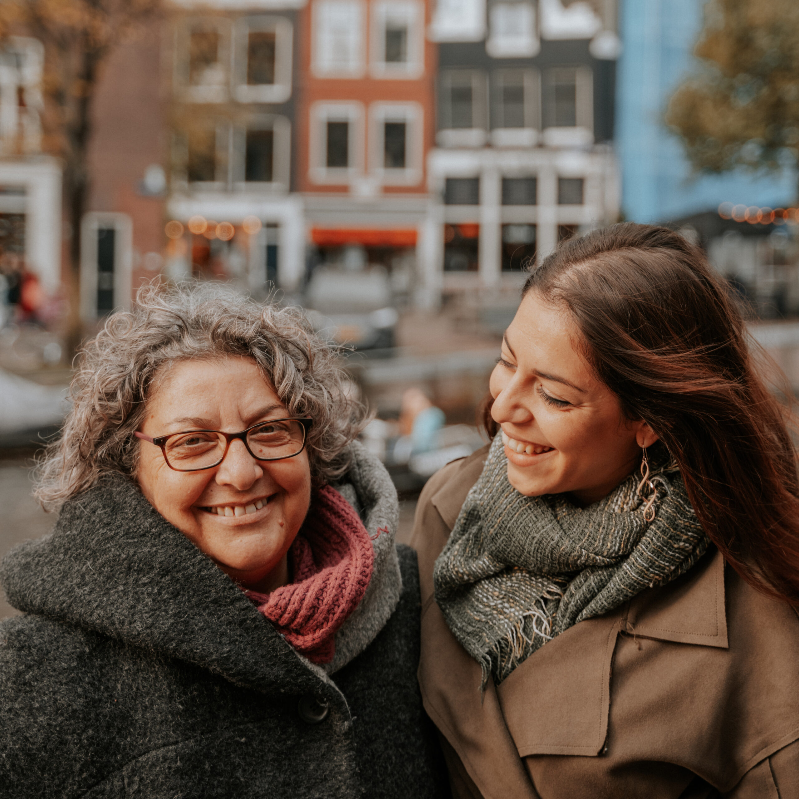 Mother and Daughter in Amsterdam